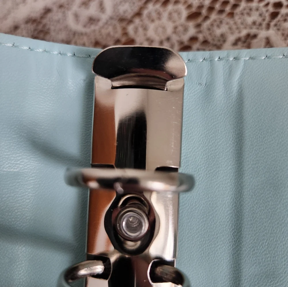 Light Blue Personal Size Ring Bound Planner